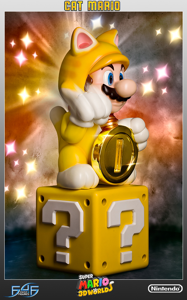 Be in with a chance of winning a First 4 Figures Cat Mario