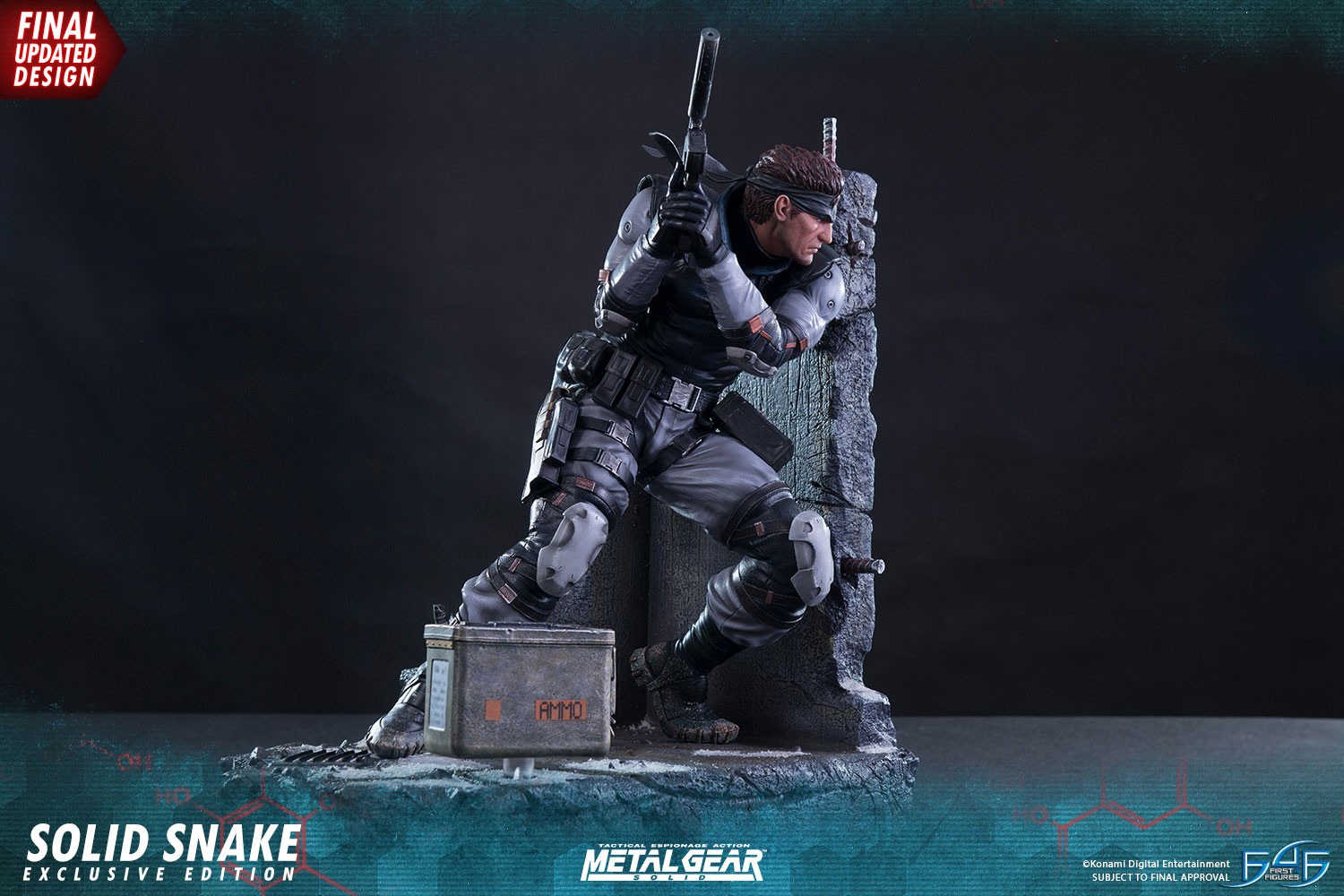 Metal Gear Solid Snake PVC Actionfigur Spielzeug Kollektion Neu in Box 6 " PVC 