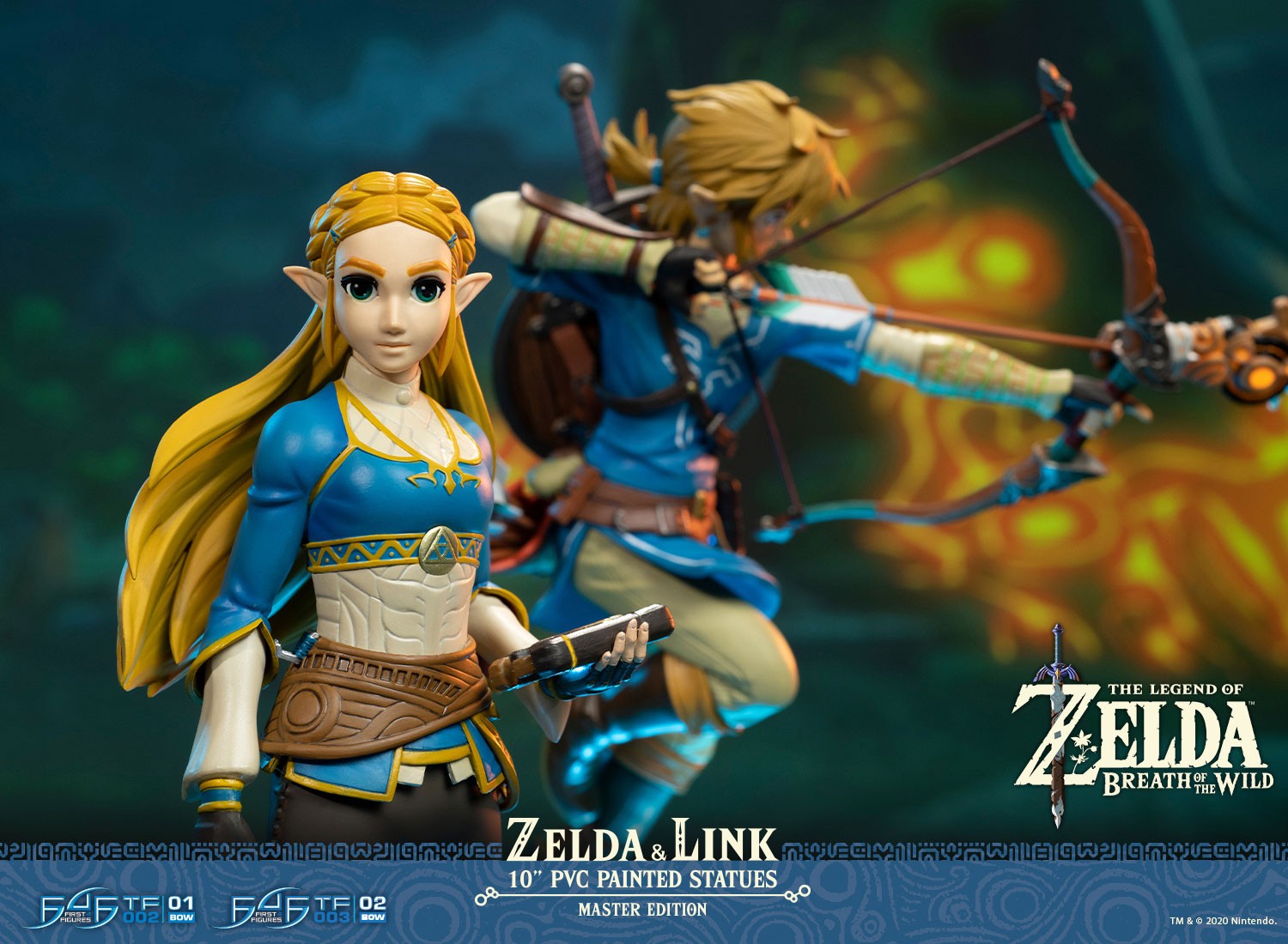 Master Sword The Legend of Zelda Breath of the Wild Link Figurine Statue Toy 