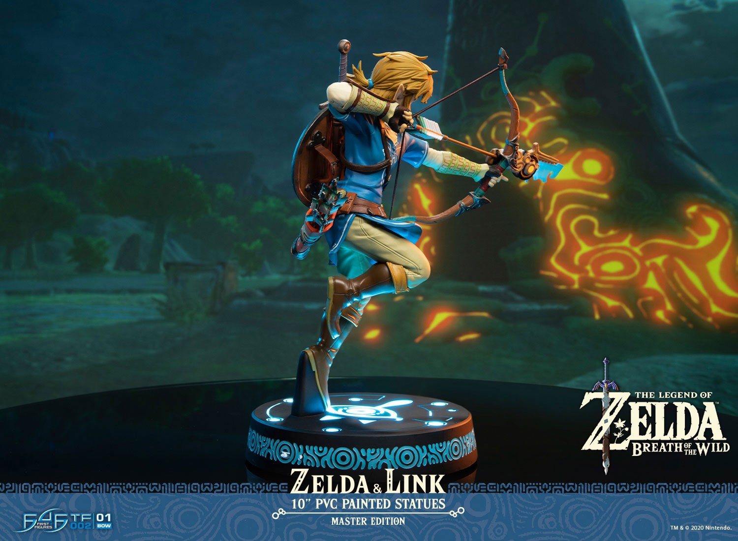 The Legend of Zelda Breath of the Wild Link Master Sword 26cm Figur Statue