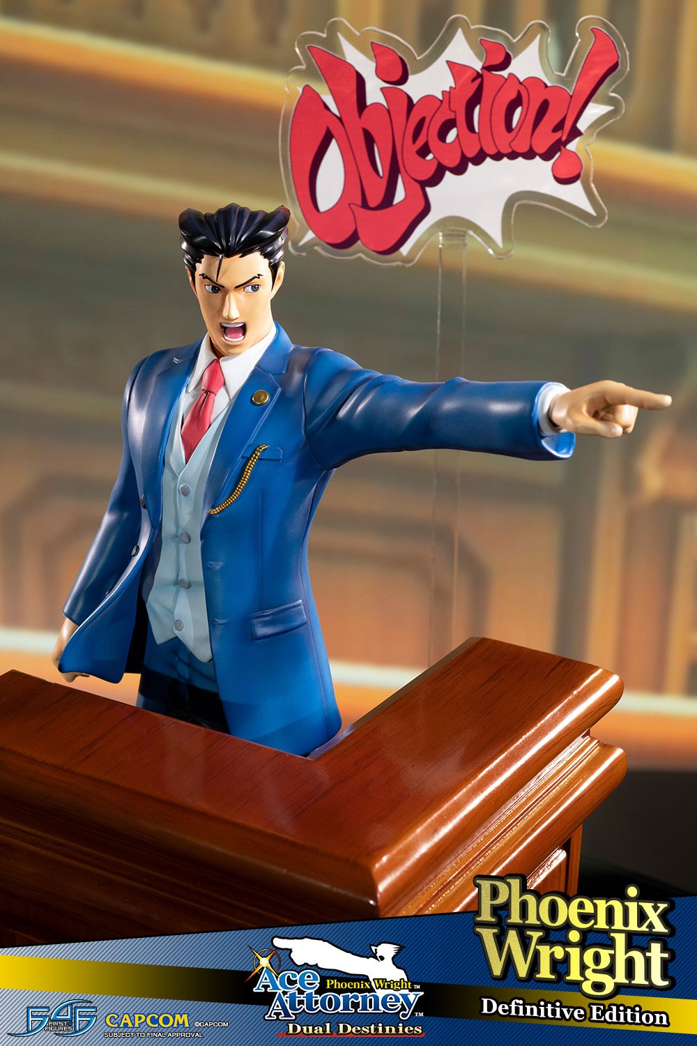First 4 Figures Phoenix Wright Dual Destinies Resin Statue Ace Attorney