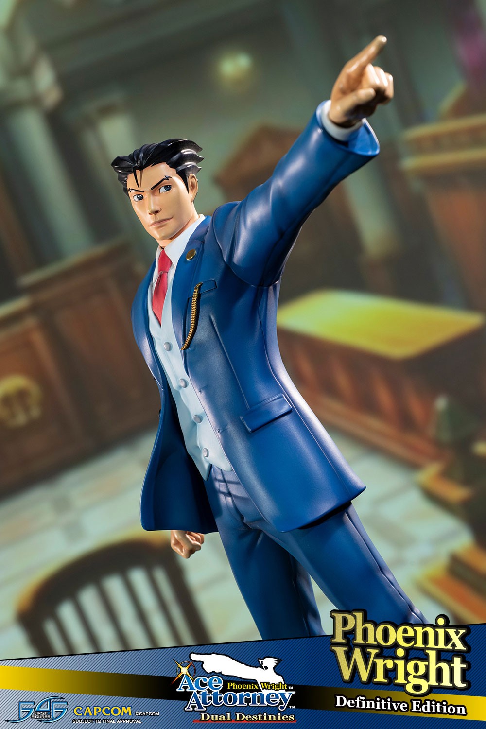 First 4 Figures Phoenix Wright Dual Destinies Resin Statue Ace Attorney