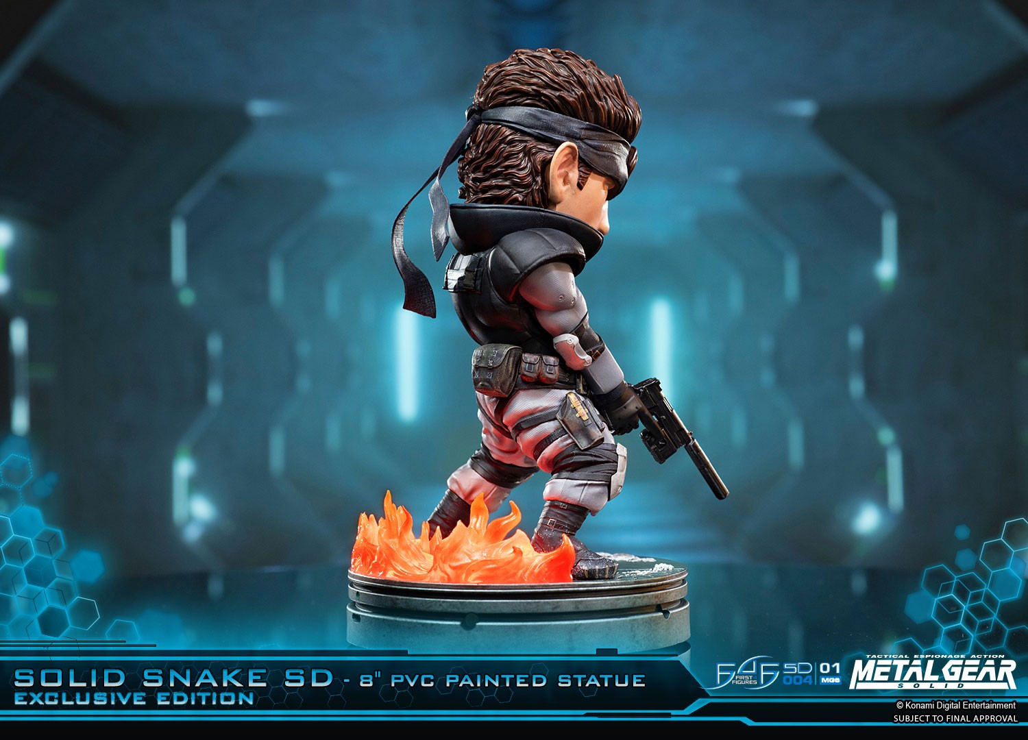 Solid Snake SD 20 cm Figurine Metal Gear Solid 