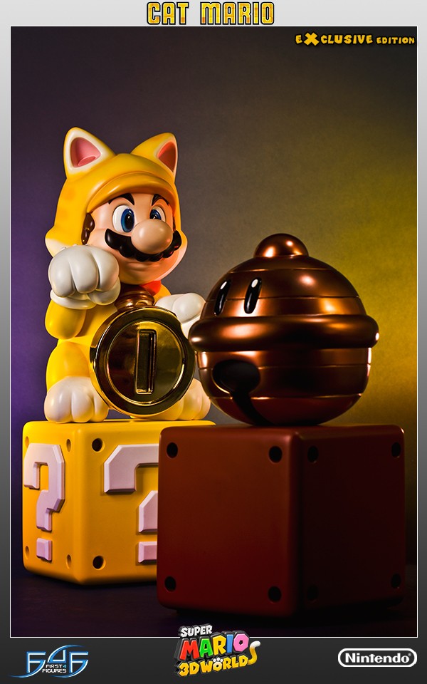 First 4 Figures Opens Pre-Orders for Its Cat Mario Collectibles