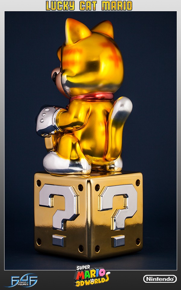 OCT158204 - SUPER MARIO 3D WORLD CAT MARIO STATUE - Previews World