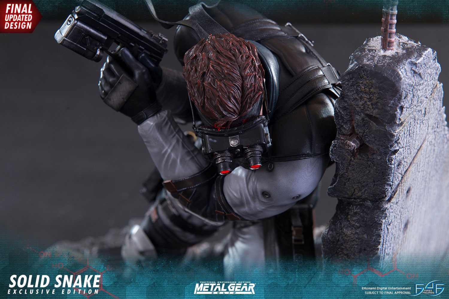 SOLID SNAKE STEALTH CAMOUFLAGE EDITION – MGS Metal Gear Solid – F4F First  For Figures - Cawette Jones
