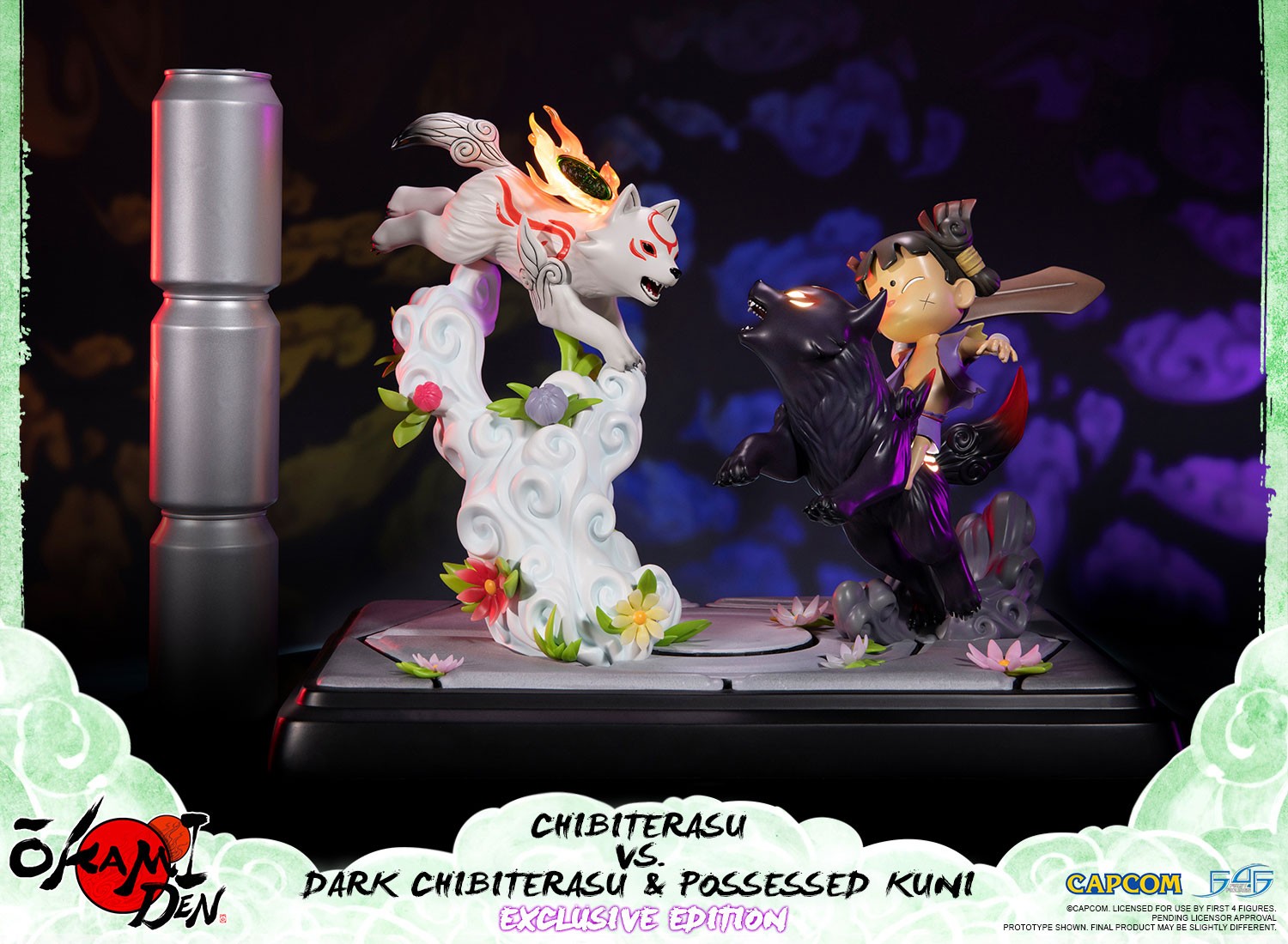 Okamiden Chibiterasu PVC statue on the way from First 4 Figures