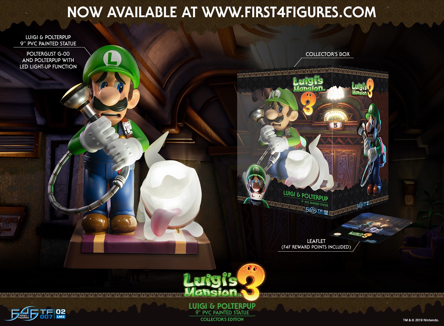 First 4 Figures' Luigi's Mansion 3 Figure Is Appropriately Spooky