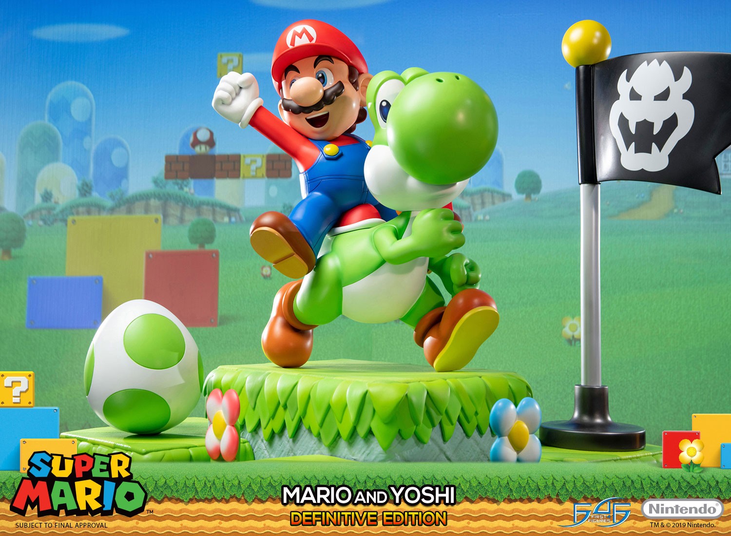 Super Mario Mario and Yoshi Definitive Edition First 4 Figures