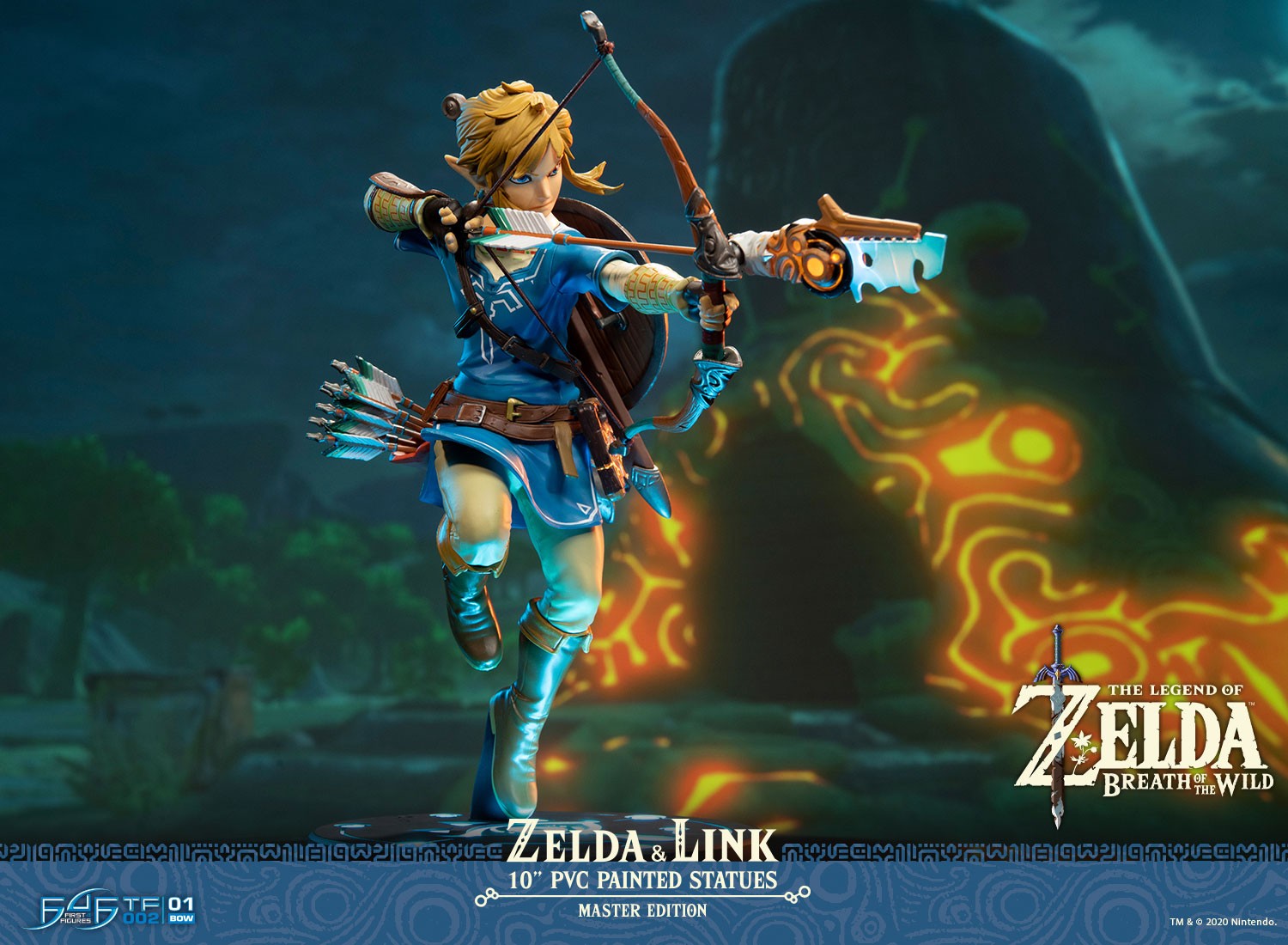  First 4 Figures 10 Inch The Legend of Zelda Breath of The Wild  Zelda PVC Collectible Replica Statue Figurine Toy : Toys & Games