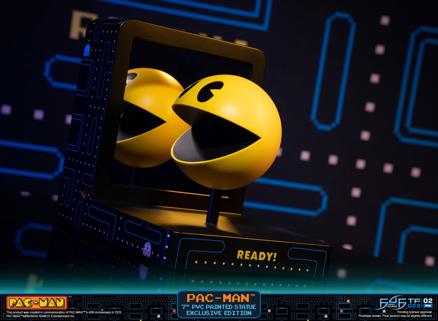 Fourre-tout Pac-Man bleu ciel