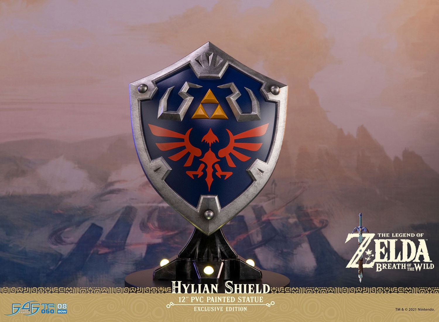 Pre-Order, The Legend of Zelda Breath of the Wild - Hylian Shield PVC  (Exclusive Edition)