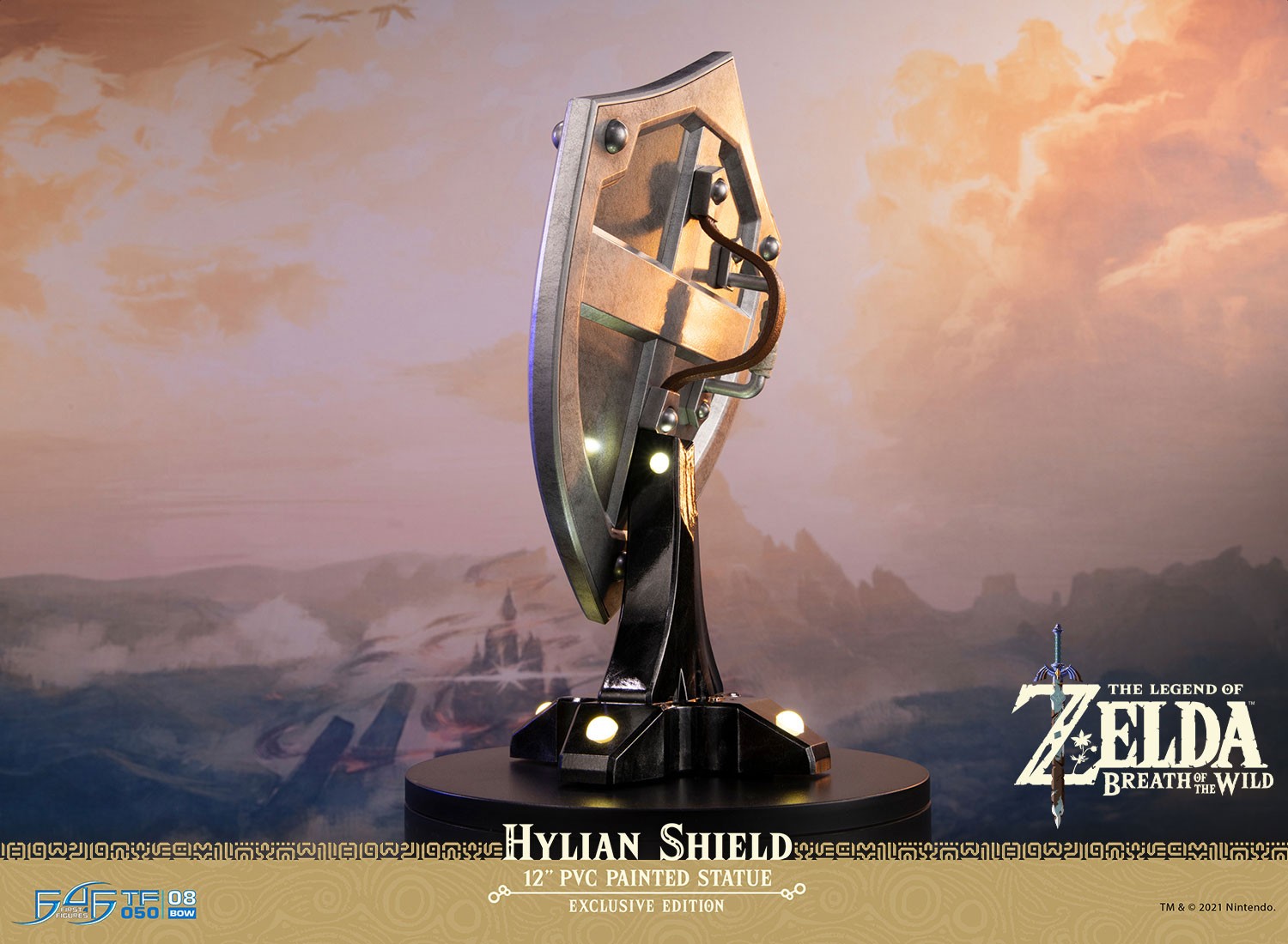 The Legend of Zelda Breath of the Wild Hylian Shield Statue