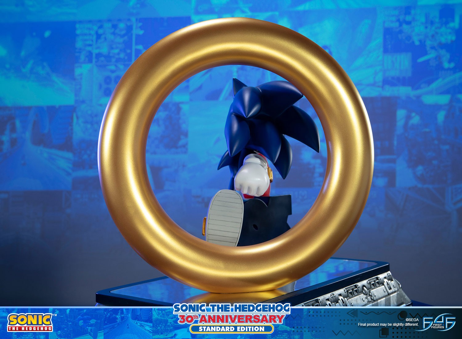 Sonic The Hedgehog 30th Anniversary Statue by First 4 Figures
