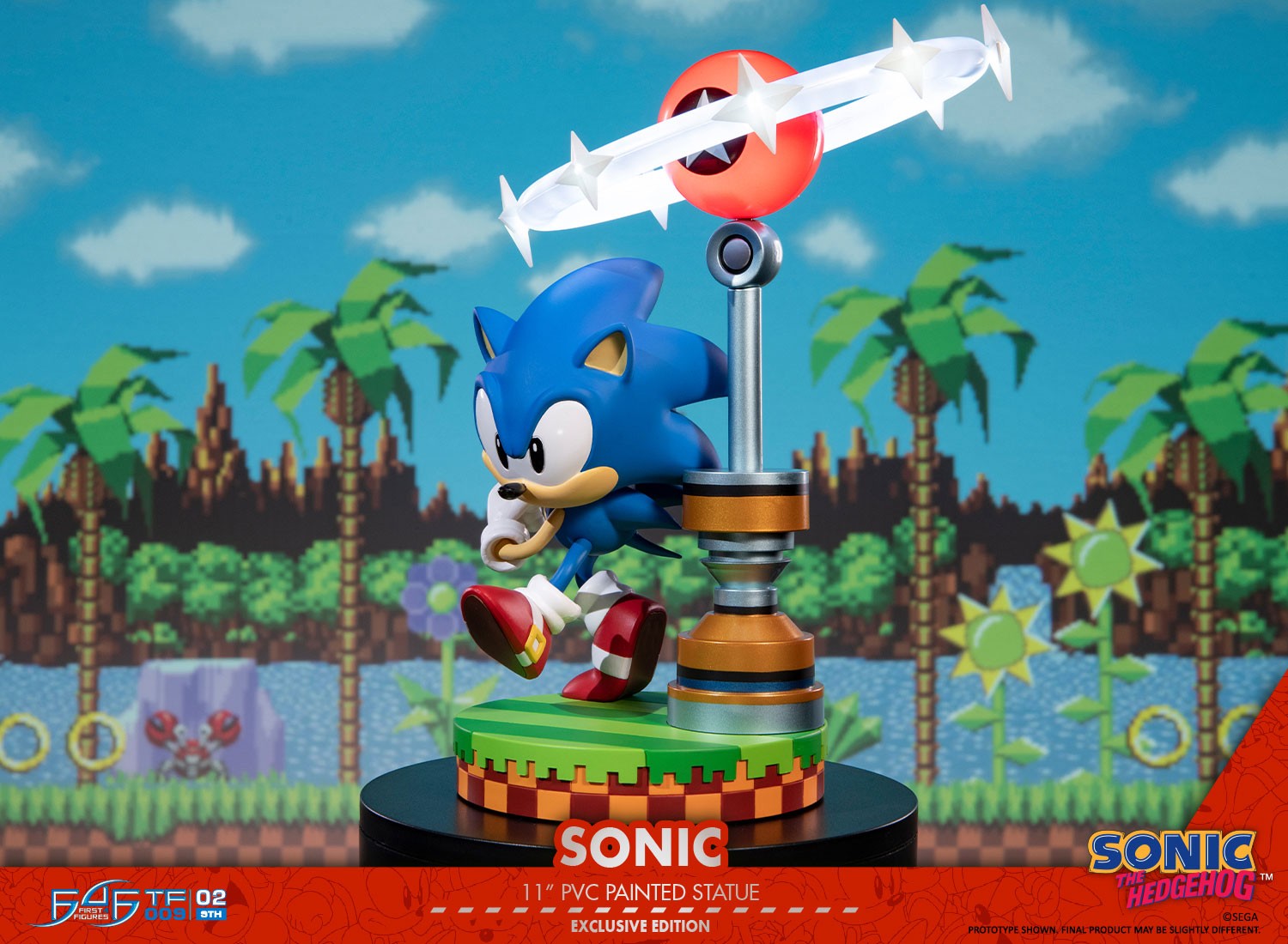 First4Figures Super Sonic Statue - Sonic Retro