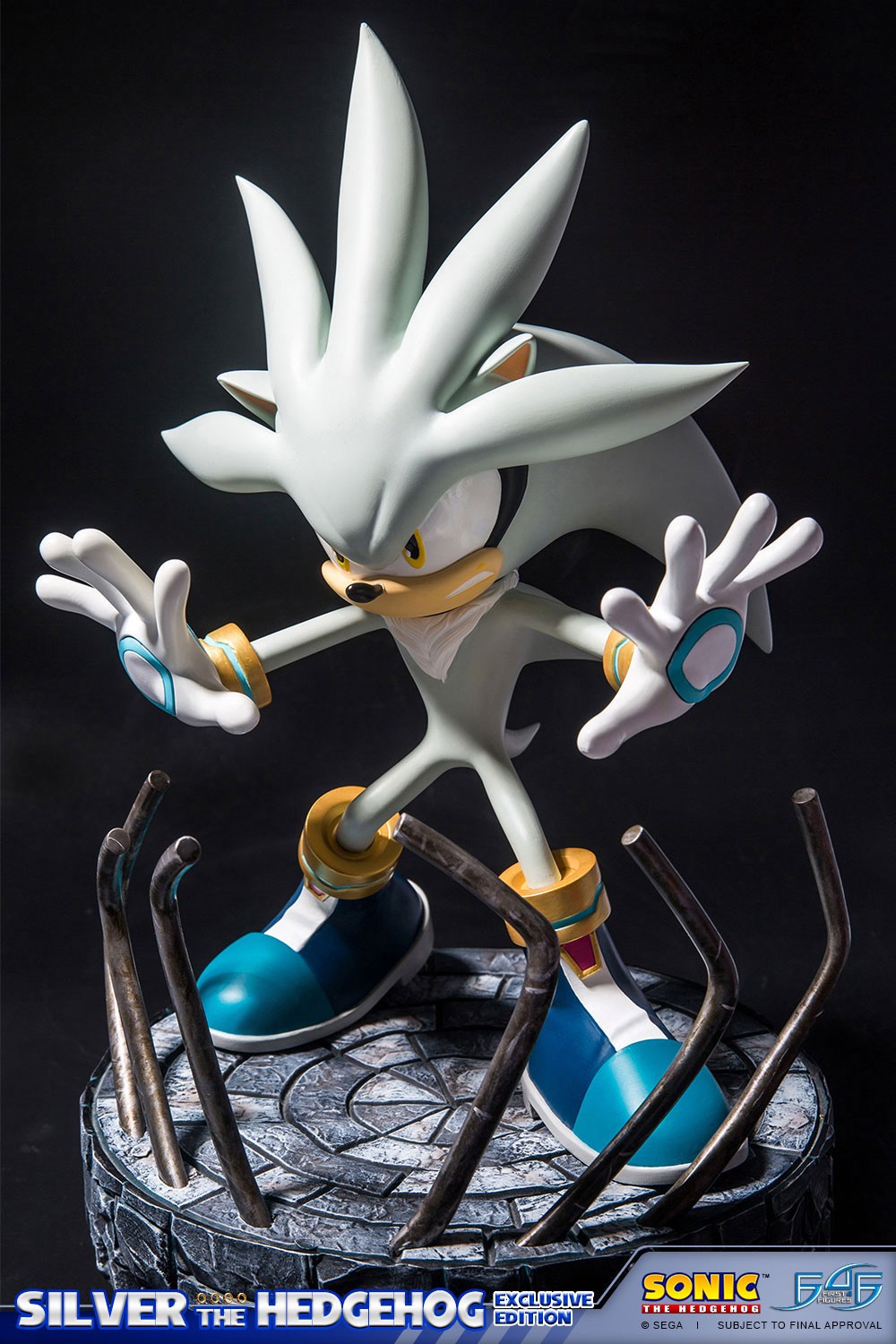 Silver the hedgehog figure best sale