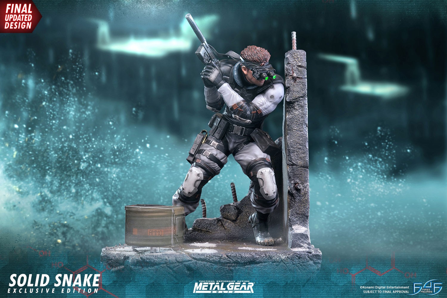 metal gear solid snake statue