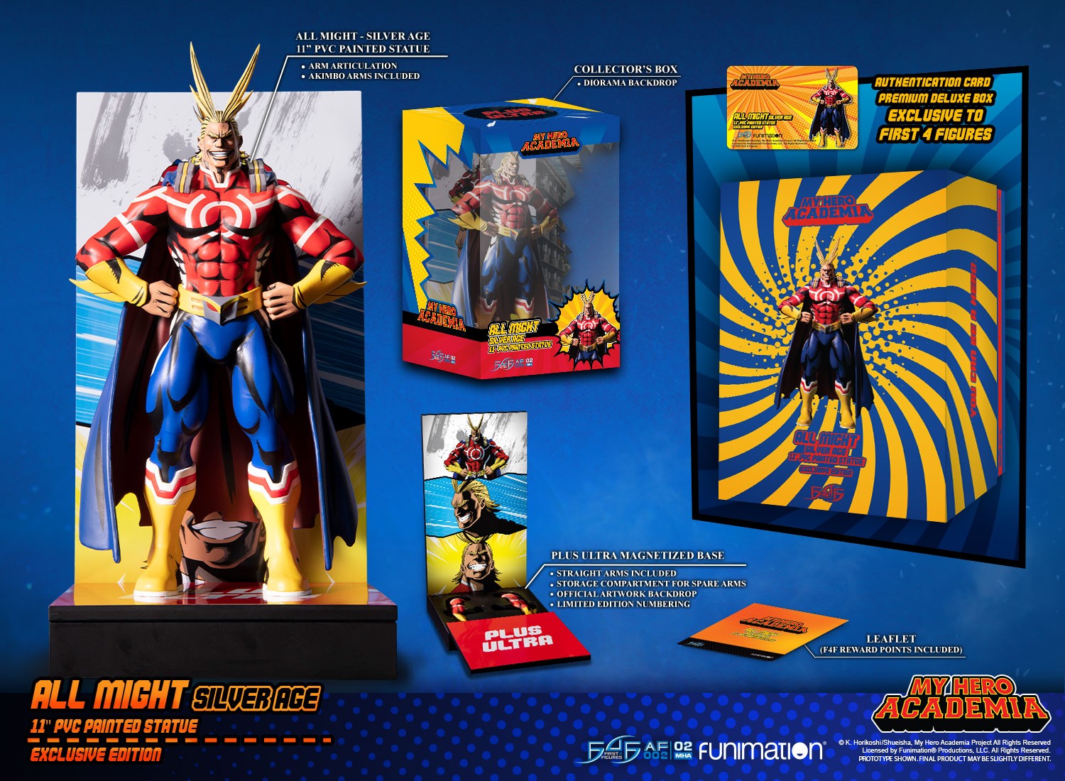 SFC Super Figure Collection ABYstyle all Might 22 cm My Hero Academia Figurina