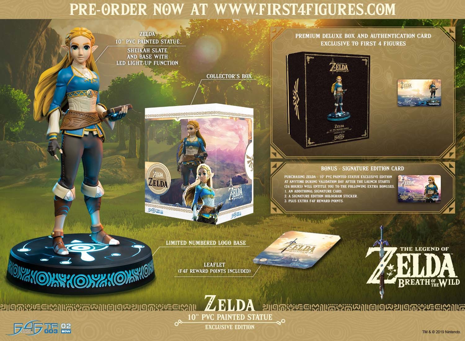 First for Figures The Legend of Zelda figurine PVC Zelda Breath of the Wild