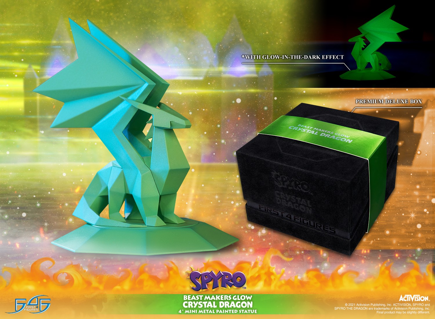 Spyro™ the Dragon -  Beast Makers Glow Crystal Dragon 