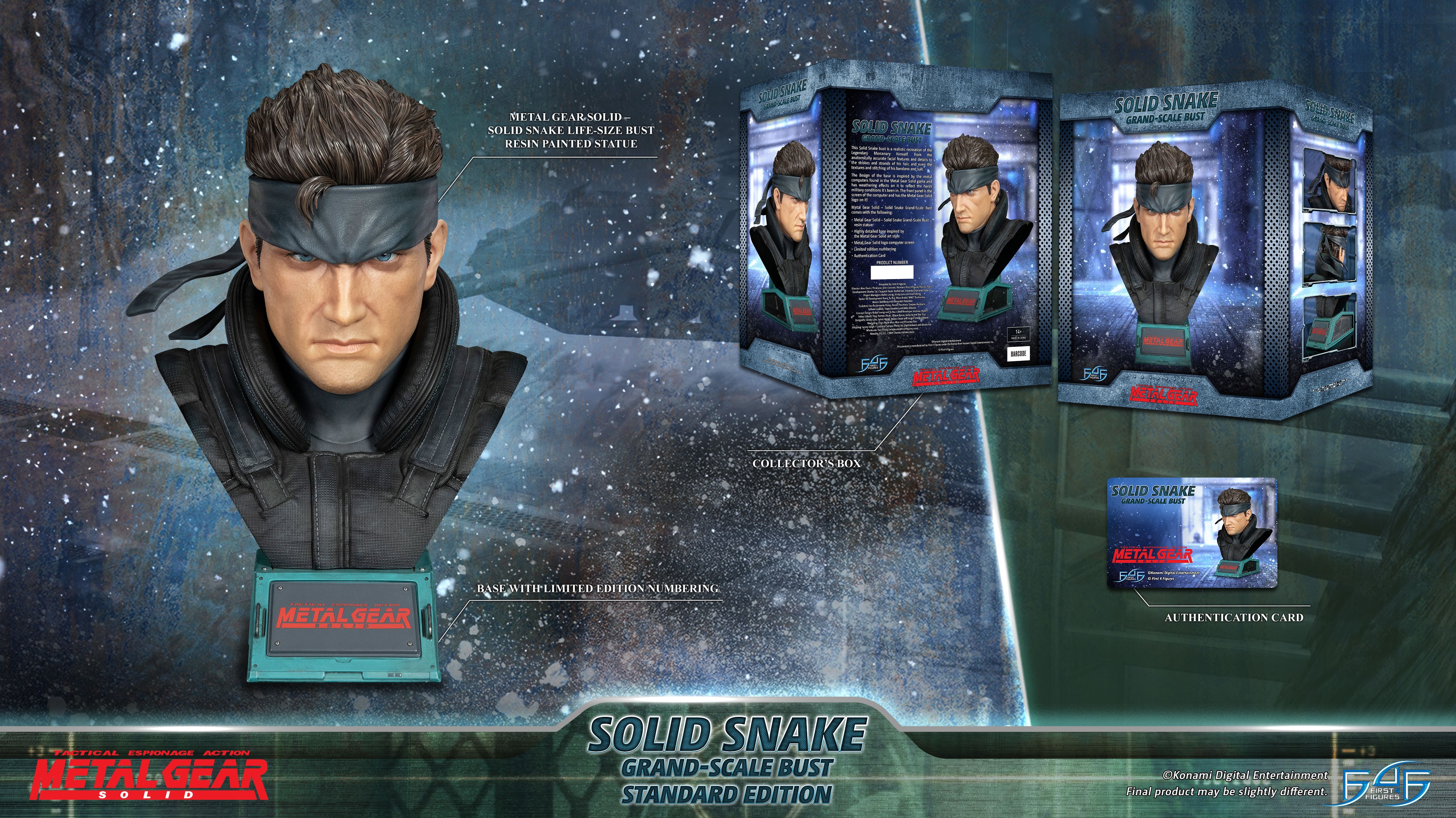 Metal Gear Solid - Solid Snake Grand-Scale Bust (Standard Edition GSB)