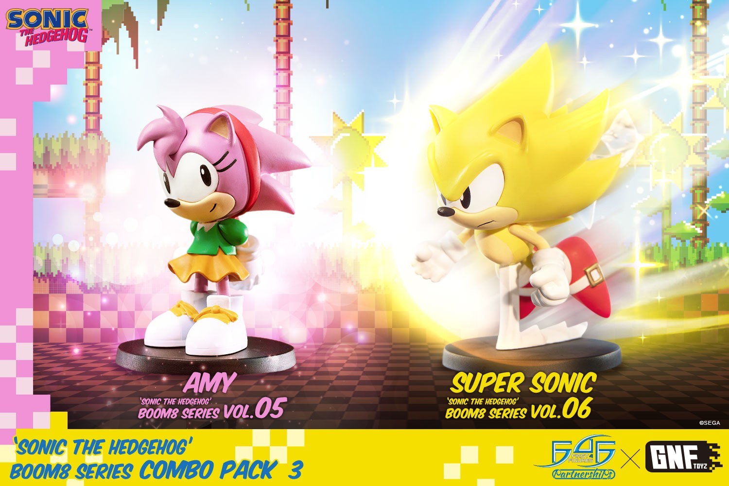 Sonic The Hedgehog Boom8 Series Vol.05 Amy GNF Toyz Spider Kwak Sega Figure 