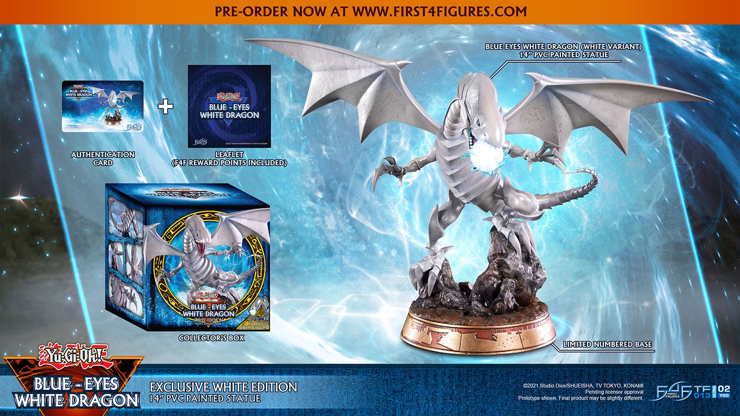 Yu-Gi-Oh! – Blue-Eyes White Dragon (Exclusive White Edition)