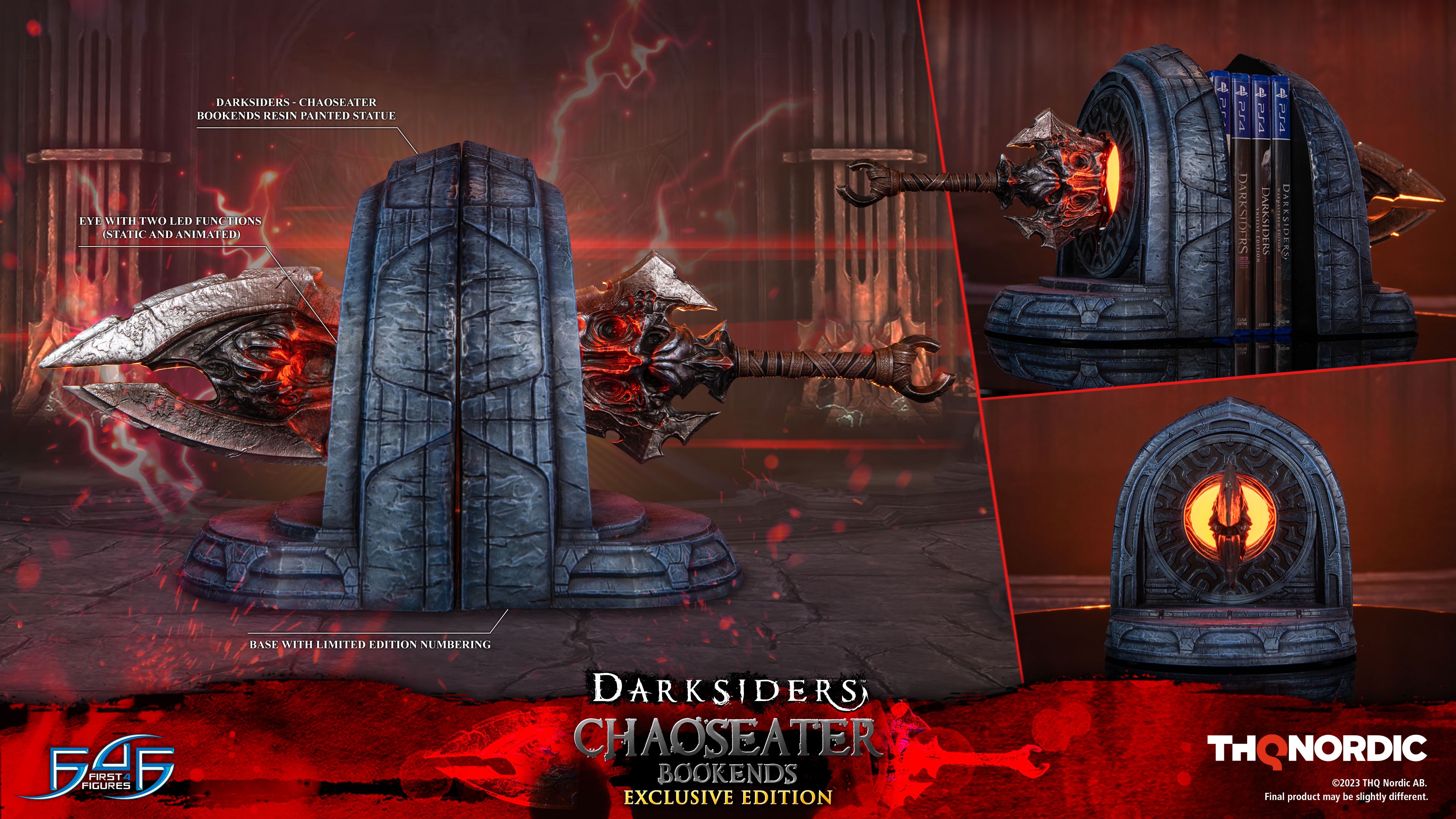 Darksiders - Chaoseater Bookends (Exclusive Edition)