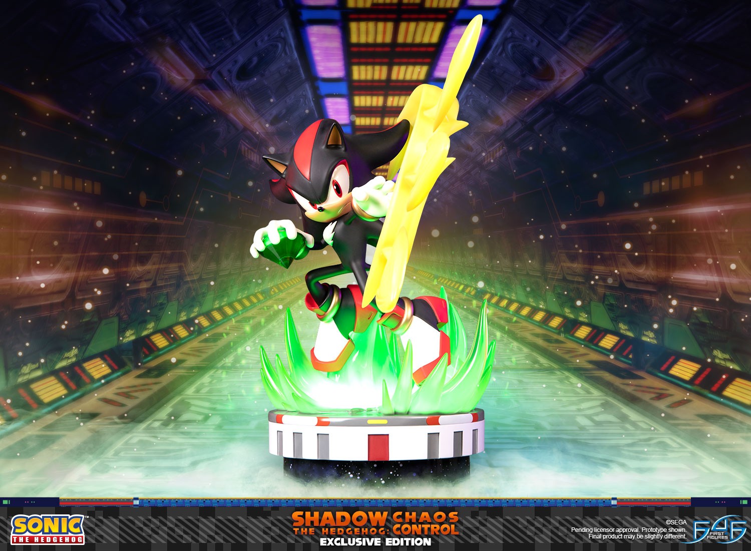 Sonic The Hedgehog Super Shadow Statue