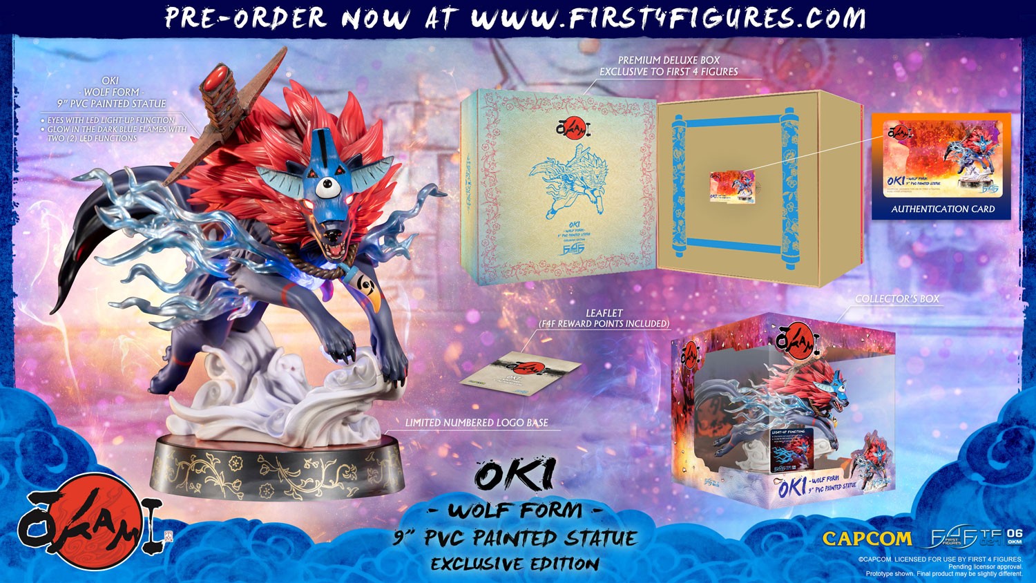 Okami – Oki (Wolf Form) PVC (Exclusive Edition) 