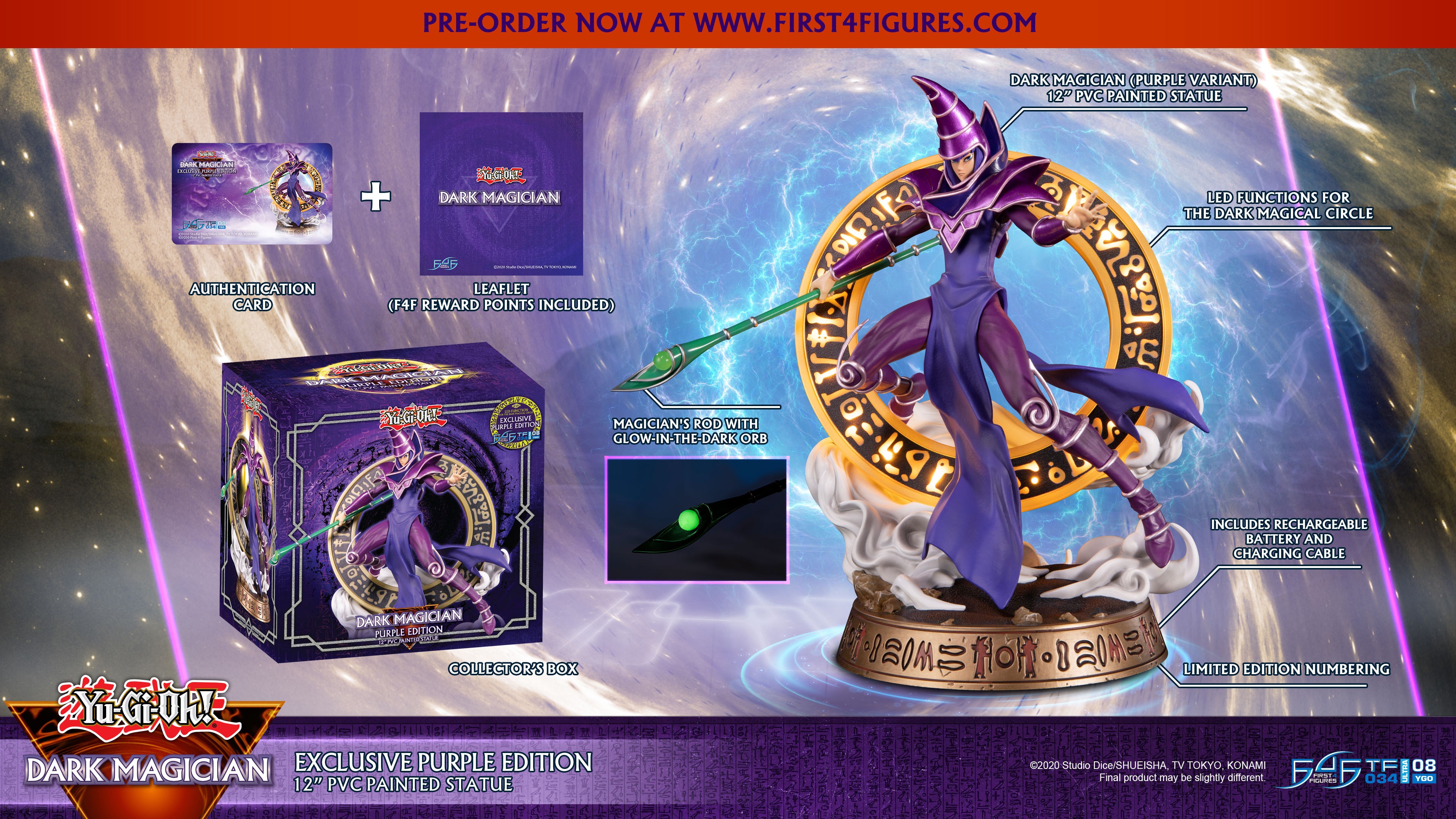 Yu-Gi-Oh! – Dark Magician (Exclusive Purple Edition) 