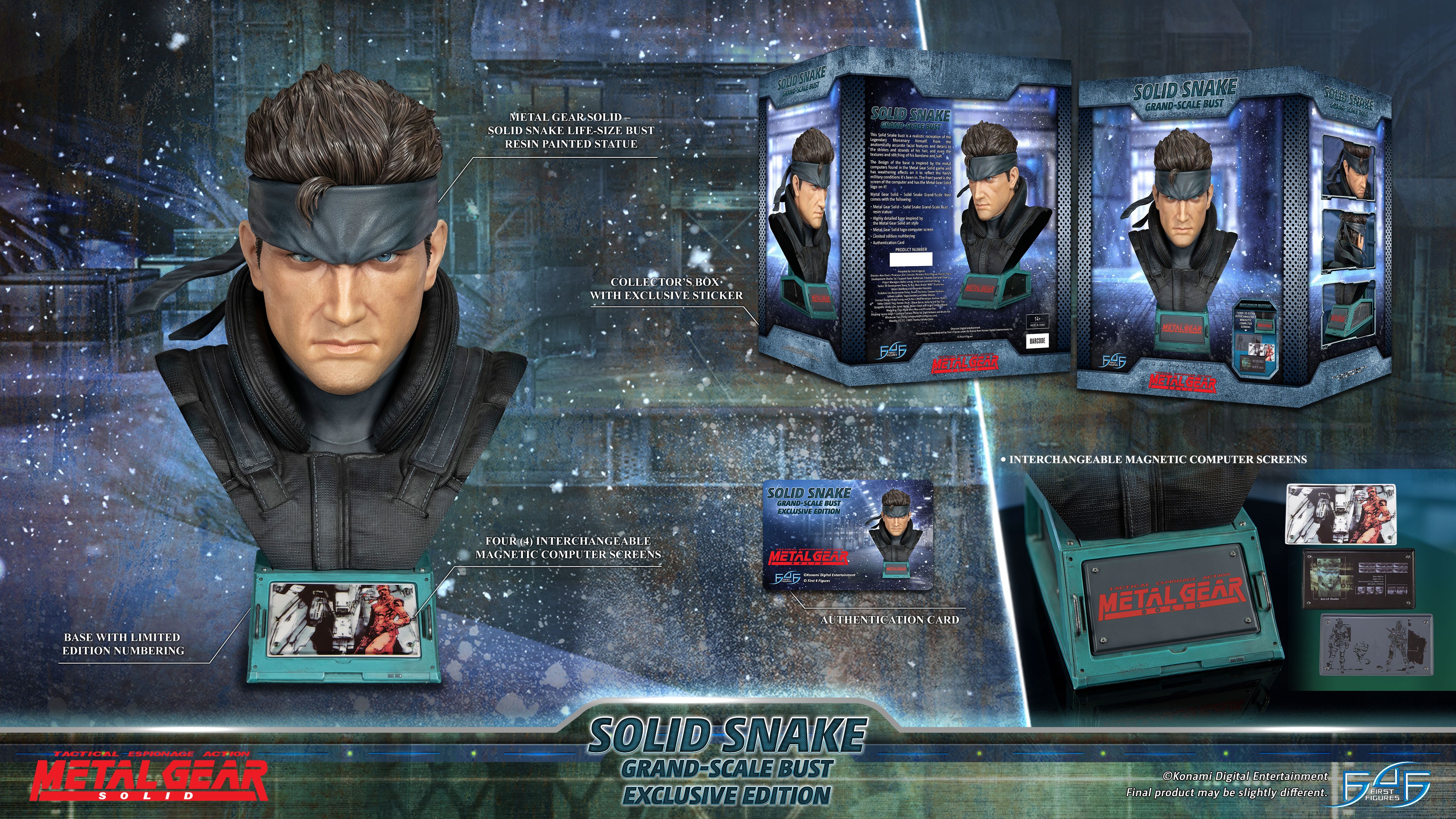 Metal Gear Solid - Solid Snake Grand-Scale Bust (Exclusive Edition GSB)