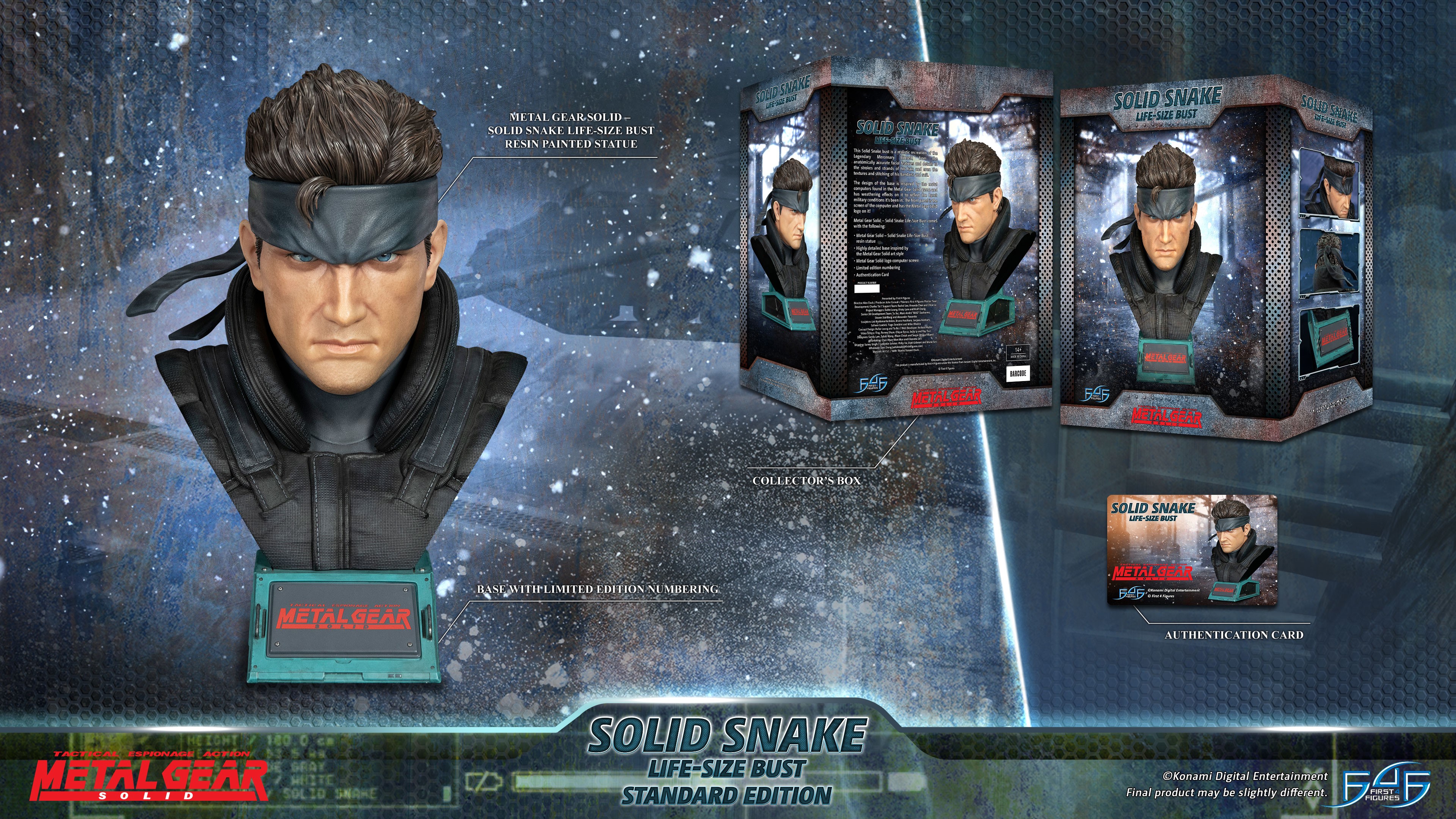 Metal Gear Solid - Solid Snake Life-Size Bust (Standard LSB)