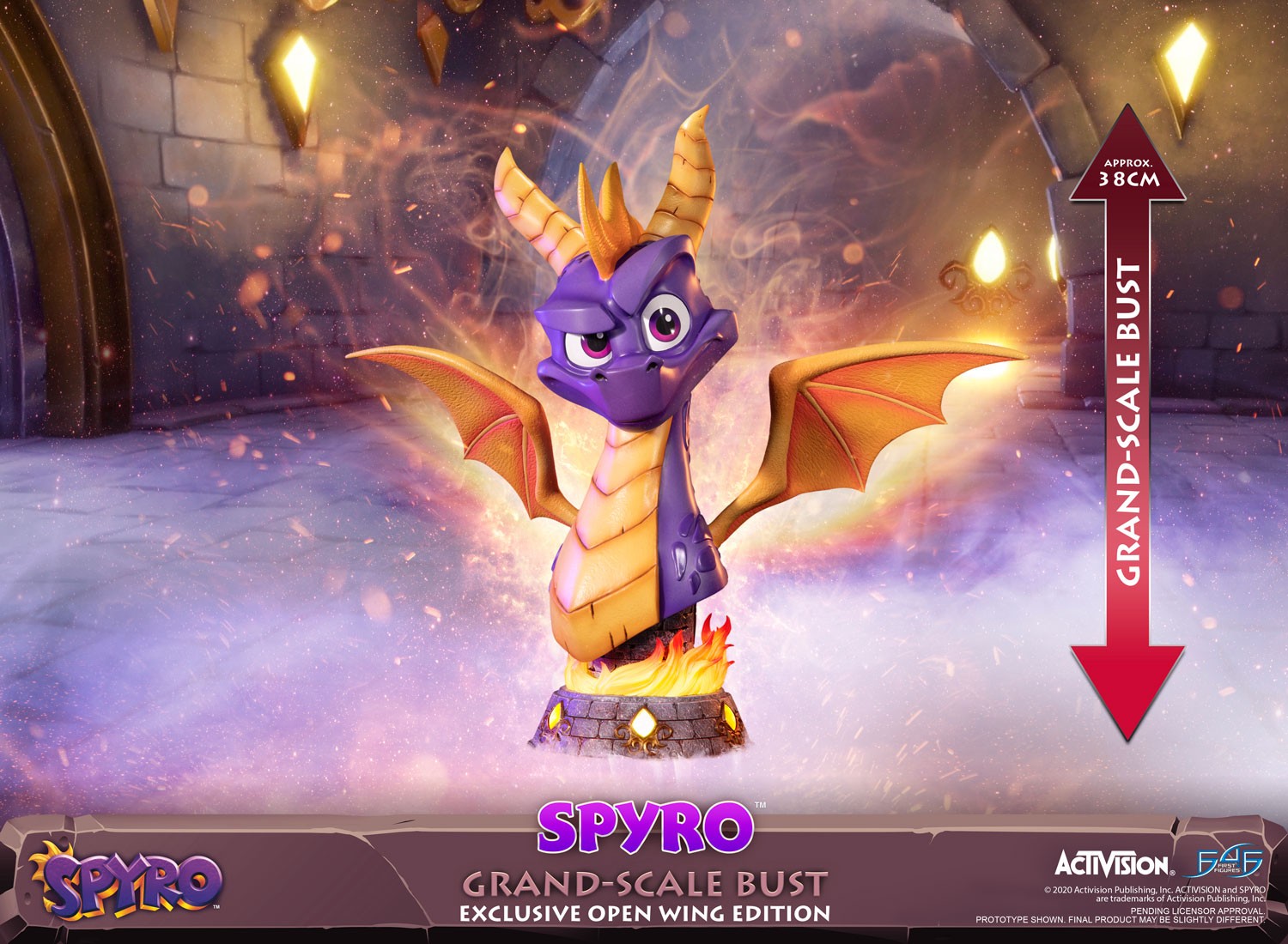 Spyro™ the Dragon – Spyro™ Grand-Scale Bust (Exclusive Open Wing Edition)