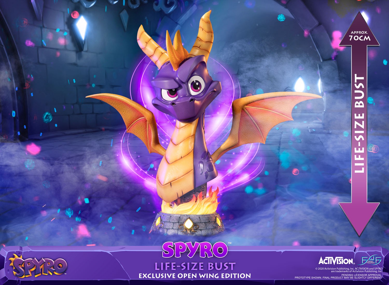 Spyro™ the Dragon – Spyro™ Life-Size Bust (Exclusive Open Wing Edition)