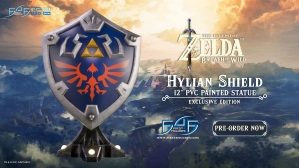 The Legend of Zelda™: Breath of the Wild – Hylian Shield PVC Statue Launch