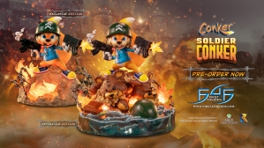 Conker's Bad Fur Day – Soldier Conker Statue Launch