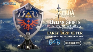 The Legend of Zelda™: Breath of the Wild – Hylian Shield PVC Statue Pre-Order FAQs
