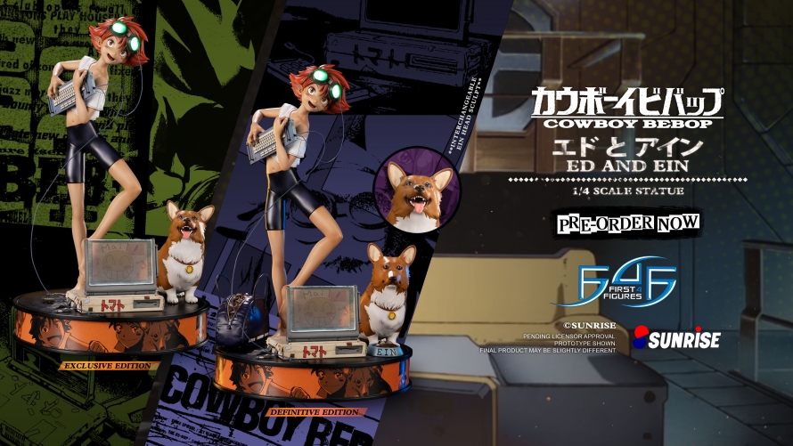 Cowboy Bebop – Ed and Ein Statue Launch