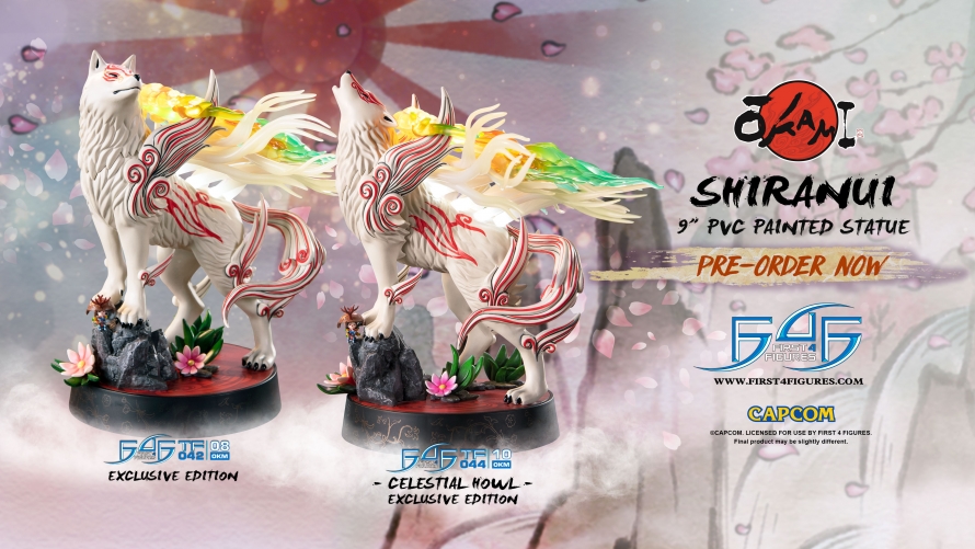 Okami Shiranui PVC Statue Launch