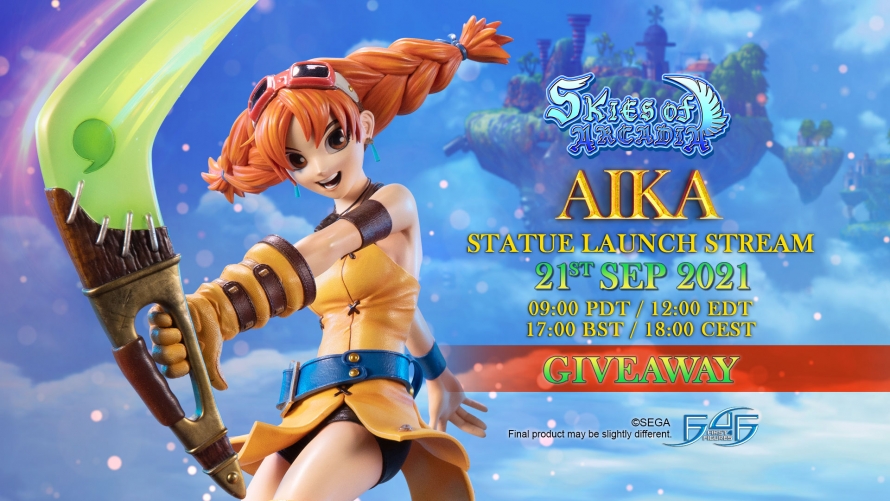 Skies of Arcadia – Aika Statue Giveaway