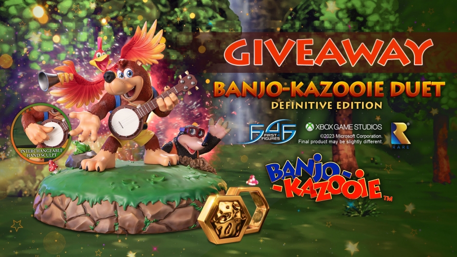 Banjo-Kazooie Duet Statue by First 4 Figures