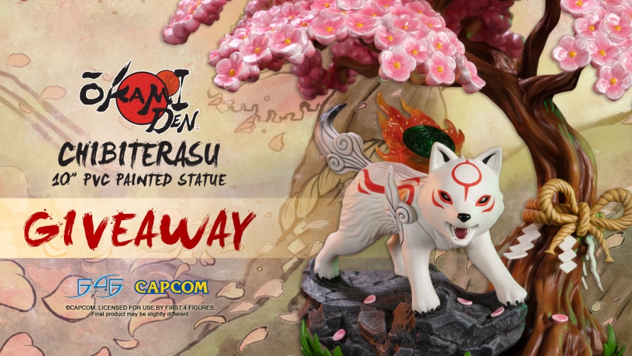 Ōkamiden - Chibiterasu PVC Statue Giveaway 