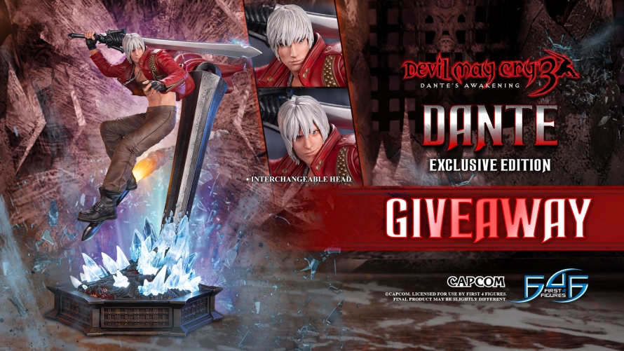 Devil May Cry Dante 1/4 Scale Limited Edition Statue