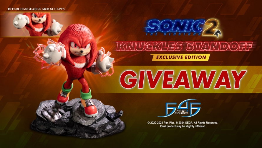 Sonic the Hedgehog 2 - Knuckles Standoff Statue Giveaway 