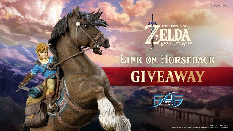 The Legend of Zelda™: Breath of the Wild - Link on Horseback Resin Statue Giveaway 
