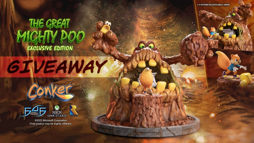 Conker's Bad Fur Day - The Great Mighty Poo statue