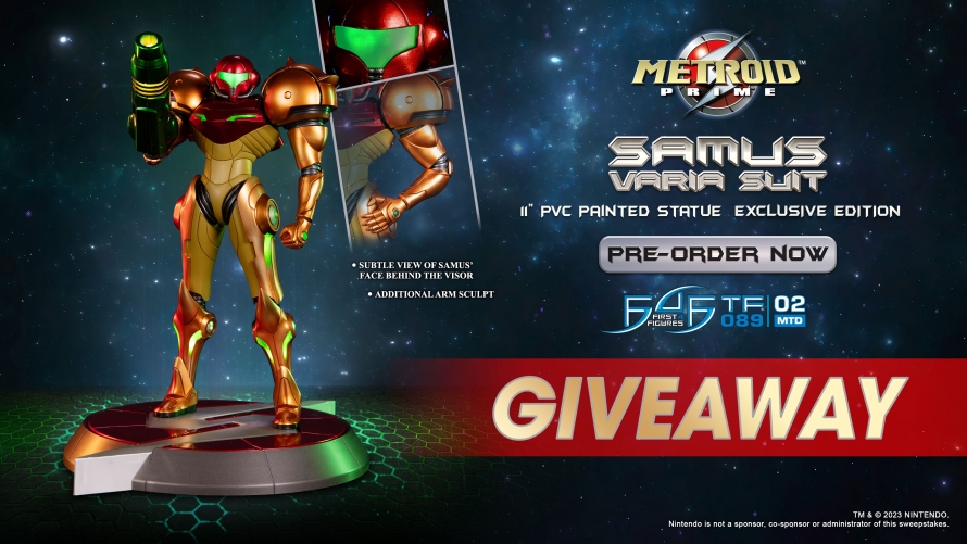 Metroid Prime™ - Samus Varia Suit PVC Statue Giveaway 