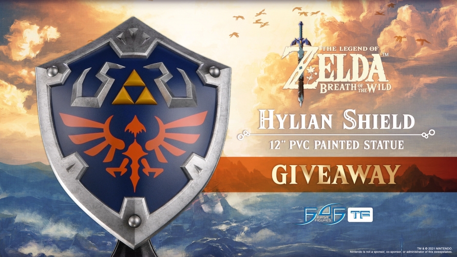 The Legend of Zelda™: Breath of the Wild – Hylian Shield PVC Statue Giveaway