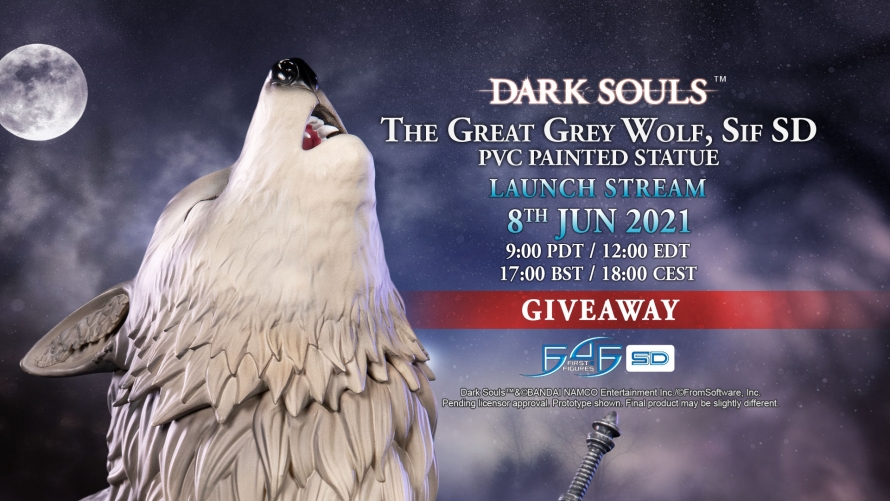 Dark Souls™ – The Great Grey Wolf, Sif SD PVC Statue Giveaway